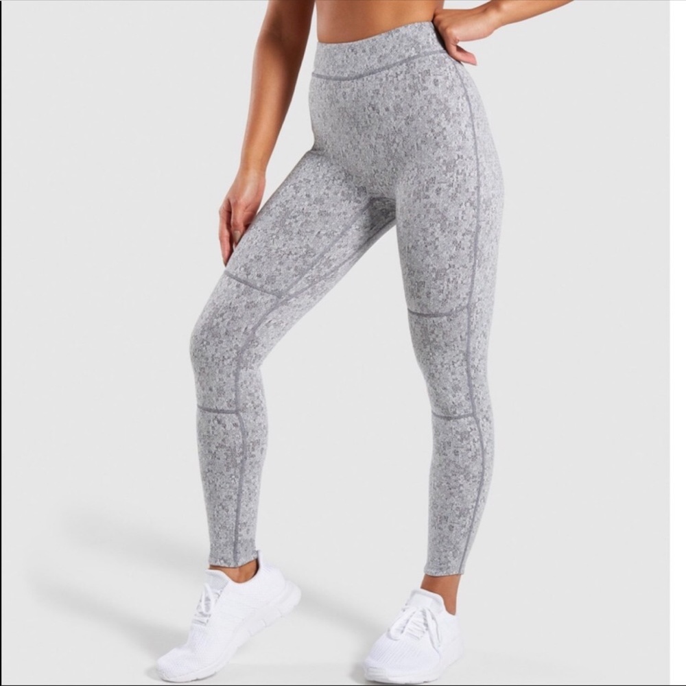 Gymshark Fleur texture leggings